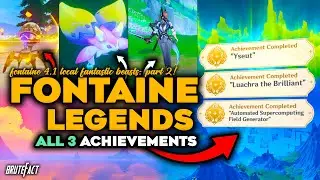All New Local Legend Locations in Fontaine 4.1 | 3 Hidden Achievements | Genshin Impact 4.1 Fontaine