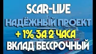 SCAR-LIVE - ОБЗОР ПРОЕКТА +1% ЗА 2 ЧАСА | ПРОЕКТ ОТ НАДЕЖНОГО АДМИНА | БЫСТРЫЙ ЗАРАБОТОК В ИНТЕРНЕТЕ
