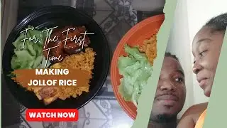 FIRST TIME TRYING JOLLOF RICE |CHALLENGE 😍