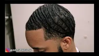 Flawless 360 Waves Haircut & Line Up | 180 Wavy Baby Collab