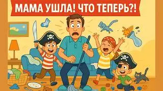 Когда мама ушла — начался хаос! Смотрите, чем всё закончилось…