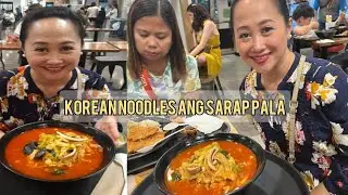 Kumain kami sa H-Mart. Korean noodles ang sarap pala.