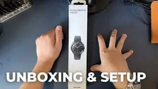 Samsung Galaxy Watch 4 Classic Unboxing & Setup!