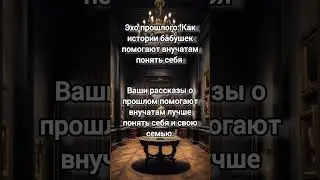 Эхо прошлого #эхо #мудрость #факты #семья #бабушка #внучата