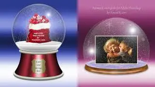 Create animated snowglobes in Adobe Photoshop