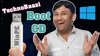 I made my Own Windows PE Rescue Disk 🔥 Custom WinPE Boot CD |TechnoBaazi| |Hindi|
