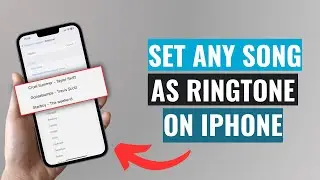 Set ANY Song as RINGTONE on iPhone! The EASY Way in 2024