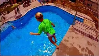 Platform Diving and Rock Wall Climbing at Jack Carter Pool