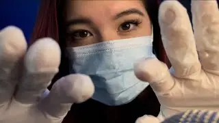 Wet Latex Gloves sounds [spit painting request] mouth sounds ASMR 🥰 HD