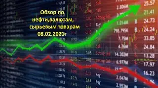 Обзор по нефти,валютам и сырьевым товарам 08.02.2021 г