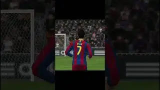 David Villa goal vs Real Madrid PES 2011 PS2 #shorts