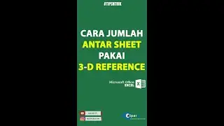 Cara Melakukan SUM antar Sheet di excel #shorts