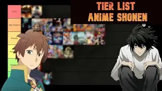 ANIME SHONEN TIER LIST | Tier List Maker #1