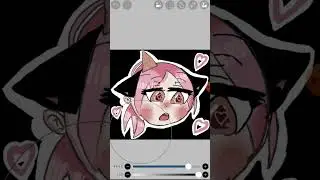 нарисовала стикер кошки ланы)💕 