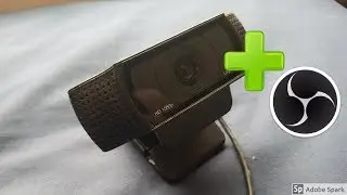 How to setup the Logitech c920 webcam with OBS