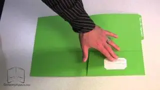 2 Pocket Letter Size Tabbed File Folder