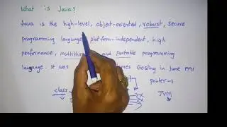Part-1: java interview questions and answers in Telugu