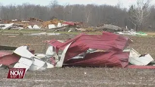A possible EF1 tornado hit outside of Ada Saturday morning