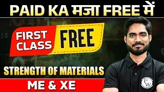 Strength of Materials | ME | GATE 2025 | First Class Free | Parakram Batch