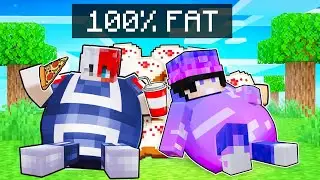 We Got 100% FAT In Minecraft 😱😂