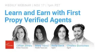 Live Now! Propy Webinar Ep.83: Learn and Earn with first Propy Verified Agents | How to run your …