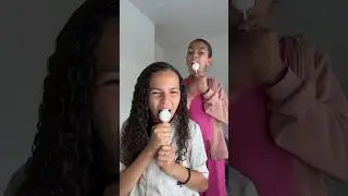 Big challenge between sisters 🤣