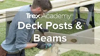 How to Install Deck Frame Beams and Posts | Trex Academy