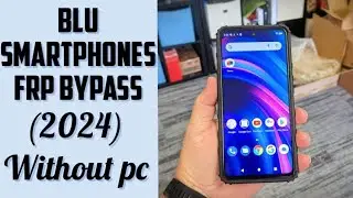 Blu smartphone frp bypass || blu google account unlock (without pc)(2023)