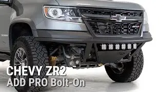 2017 - 2020 Chevy ZR2 ADD PRO Bolt-on Front Bumper