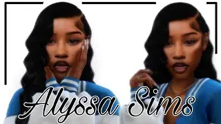 Sims 4 CAS | Alyssa Sims + CC Folder & Sim Download