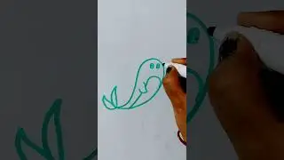 How To Draw Narwhal Drawing   #howtodraw #kidsdrawing #shorts @theartandcraftroom