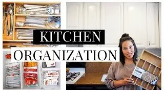 KITCHEN ORGANIZATION | UNDER SINK ORGANIZATION |  SMALL KITCHEN HACKS |