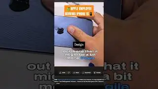 Carl reviews the iPhone 15 with an Apple employee. 
