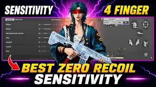 NEW 4.4 UPDATE CODE🔥PUBG MOBILE/BGMI SENSITIVITY 2026 😈 BEST ZERO RECOIL SENSITIVITY PUBGMOBILE/BGMI