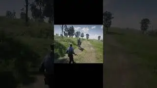 RDR2 when you hold a weapon in front of passers they will also take up arms for safety