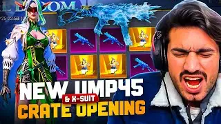 Hit Effect Glacier UMP-45 & X Suit Crate Opening - PUBG Mobile