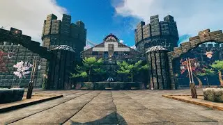 Stormwind Build in Valheim! Trade District and entrance so far with more to come!