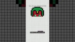 4 dibujos de marvel en pixel art