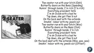 YBN Nahmir - ft. G Eazy & Offset - 2 Seater - LYRICS