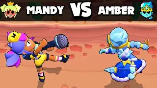 AMBER vs MANDY | 1 vs 1 | Brawl Stars