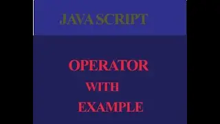 ch#2 Types of Operators in JavaScript | JS Tutorial | Learn JavaScript| Vvork Cloud Technologies |