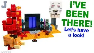 LEGO Minecraft 2024 The Nether Portal Ambush 21255 Tour & Review