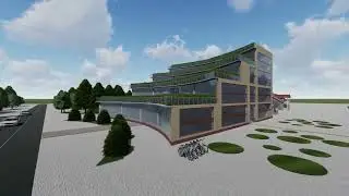 Project of Business Center Lumion 11 Pro + Archicad 24