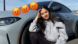 SOMEONE DINGED MY BMW M4 AND RAN AWAY...