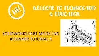 Solidworks Part Beginner Tutorial-1 | The difference between Beginner's and Professional's Approach