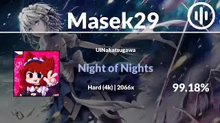 Osu! mania - Night of Nights (Hard 4k) - 3.4★