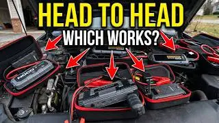 (Head-to-Head) NOCO GB70, HULKMAN 10.0, HULKMAN 8.5, AVAPOW 6000A, FOXPEED G29, ACMOUNT JUMP STARTER