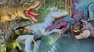 The BEST SPINOSAURUS VS T-REX VS INDOMINUS🦖  Jurassic World Dinosaur Toys Movie