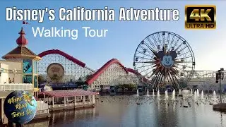[4K] Disney's California Adventure Complete Walkthrough 2022 - WITH CAPTIONS