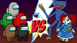 Mafia Game Huggy Wuggy VS Among Us - Poppy Playtime Animation
